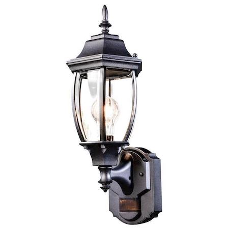 Globe Electric Globe Electric Ashford Matte Black Motion-Sensing LED Wall Lantern 60000002
